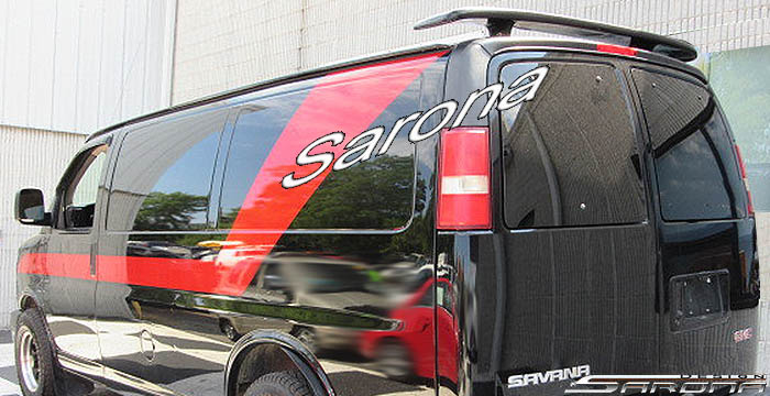 Custom GMC Savana Van  All Styles Roof Wing (1996 - 2024) - $290.00 (Part #GM-031-RW)